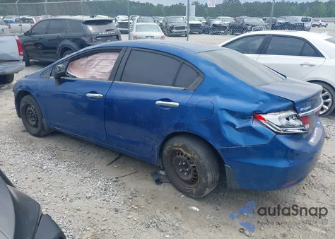 2013 Honda Civic Lx из США, поврежденный, VIN 19XFB2F51DE095698